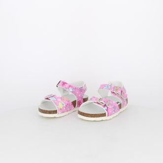 Sandali da bambina con stampa multicolor