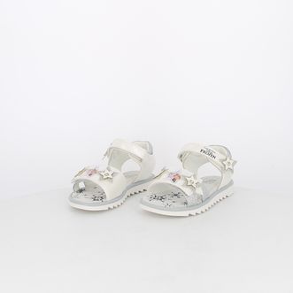Sandali da bambina a strappo con stelle e dettagli glitter