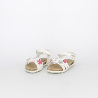 Sandali da bambina con cuori e scritte