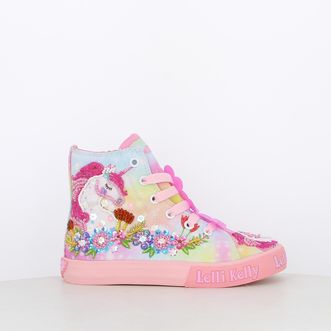 Sneakers da bambina unicorn mid