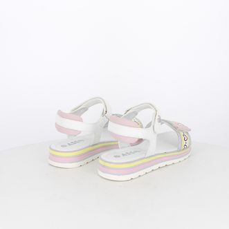 Sandali da bambina con dettagli colorati