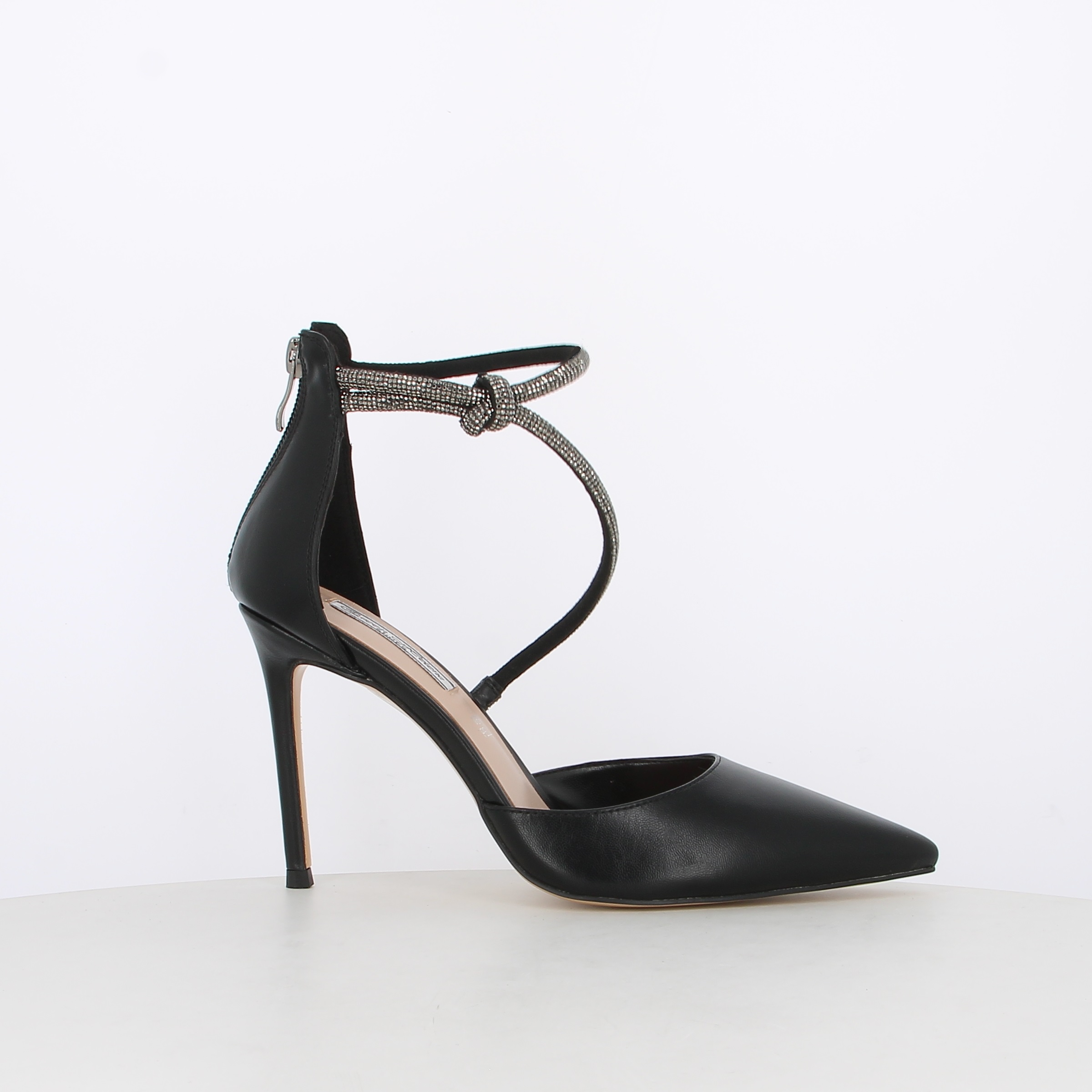 Décolleté Con Tacco Queen Helena - Eleganti Con Cinturino Alla Caviglia, Tacco 9 Cm