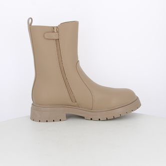 Stivaletti da donna con elastico e dettaglio zip