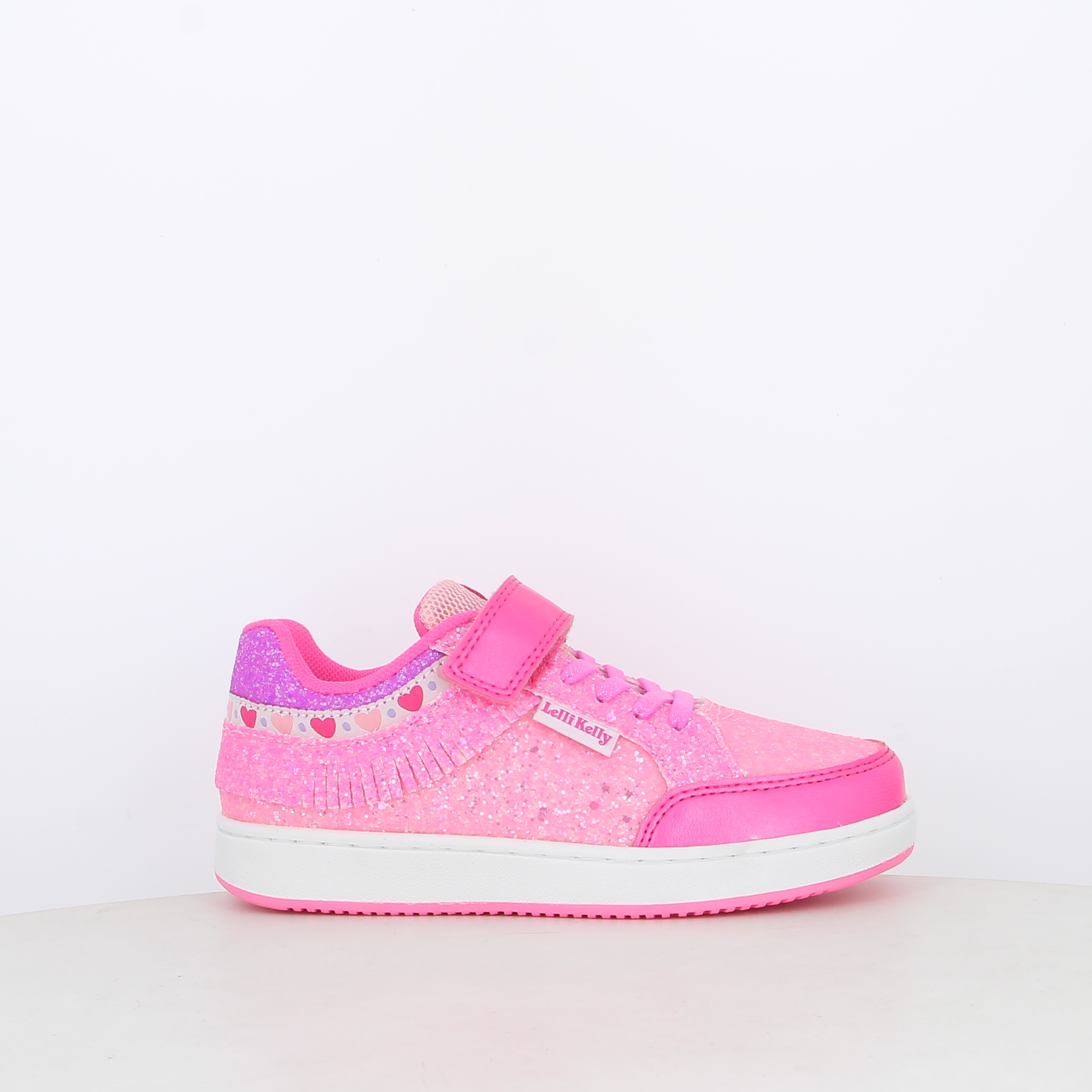 Lelli kelly Sneakers da bambina frangetta mix pan di zucchero