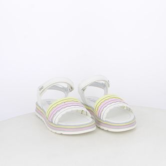 Sandali da bambina con dettaglio multicolor