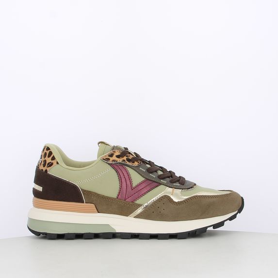 Sneakers da donna multicolor con dettaglio maculato