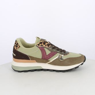 Sneakers da donna multicolor con dettaglio maculato