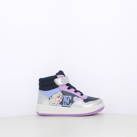 Sneakers da bambina bicolor con stampa