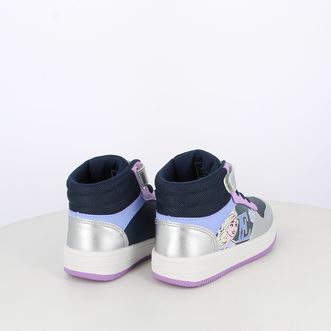 Sneakers da bambina bicolor con stampa