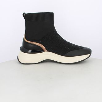 Sneakers da donna elasticizzate con dettagli geo classic