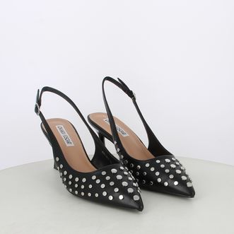 Decollete slingback da donna con borchie