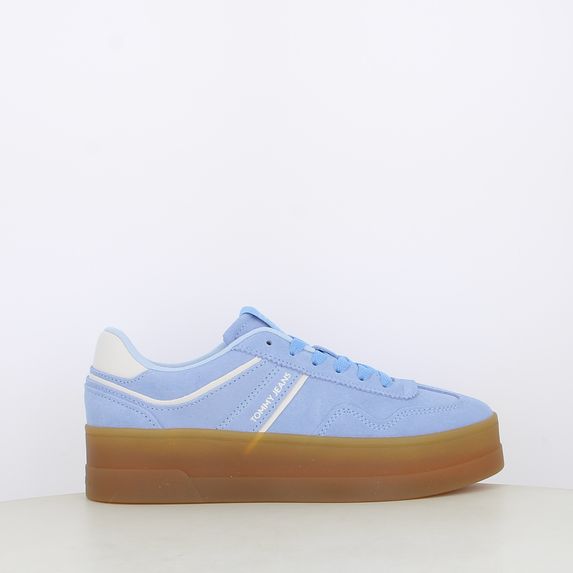 Sneakers da donna flatform con logo