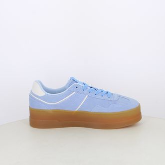 Sneakers da donna flatform con logo