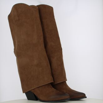 Stivali da donna con risvolto