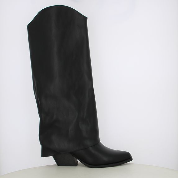 Stivali da donna con risvolto