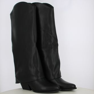 Stivali da donna con risvolto