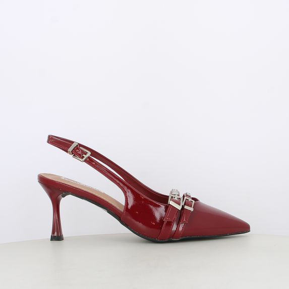 Decollete slingback da donna con cinturini