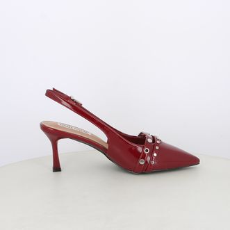 Decollete slingback da donna con cinturini