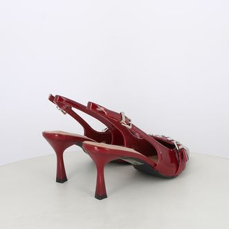 Decollete slingback da donna con cinturini
