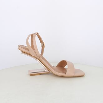 Sandali da donna con tacco geometrico