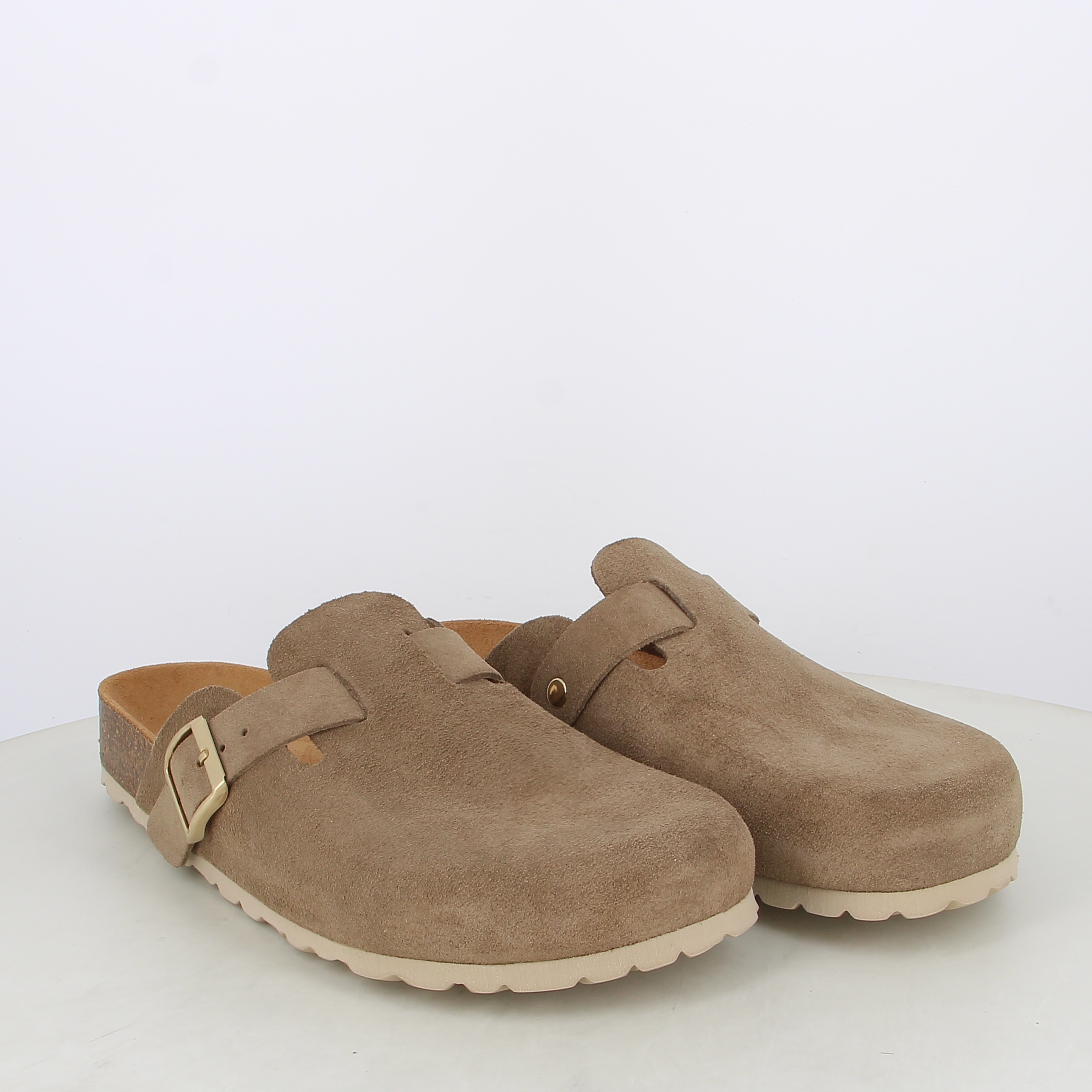 Green Sabots Bio green Sabot da donna, Sandali, colore 947 NEW TAUPE, taglia 41