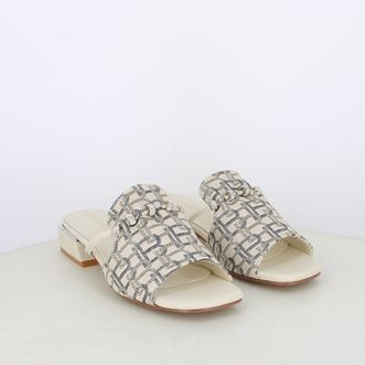 Sandali da donna logati con accessorio