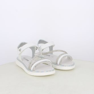 Sandali da bambina con strass