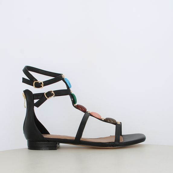 Sandali da donna con cinturini e accessori