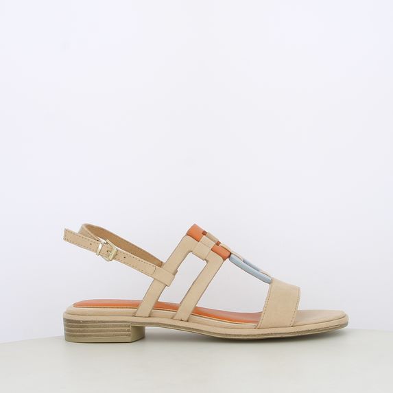 Sandali da donna con accessori multicolor