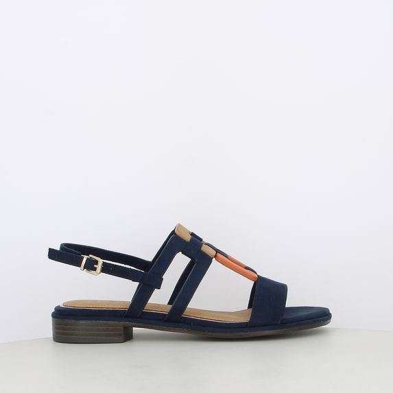Sandali da donna con accessori multicolor