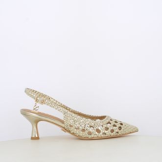 Decollete slingback da donna intrecciate