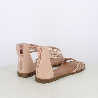 Sandali da donna bicolor con strass