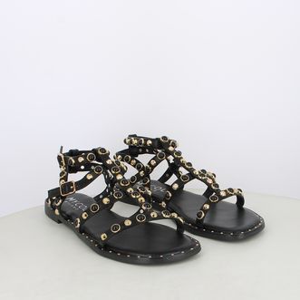 Sandali da donna con borchie