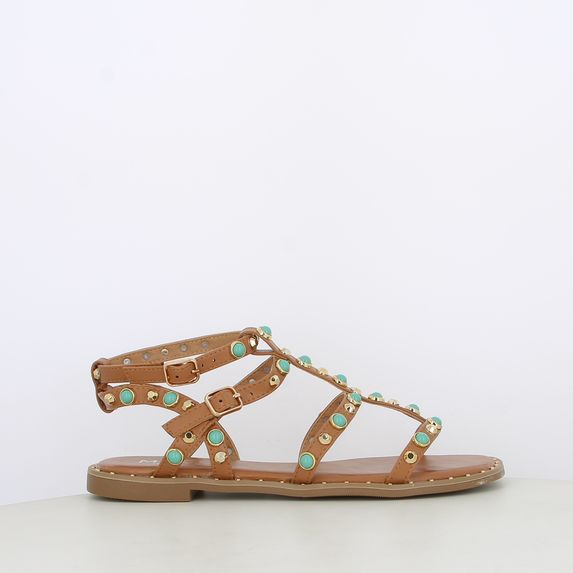 Sandali da donna con borchie