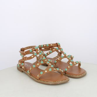 Sandali da donna con borchie