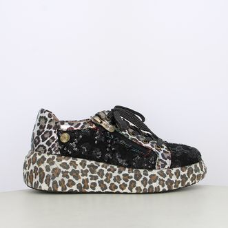 Sneakers da donna con dettagli maculati