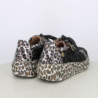 Sneakers da donna con dettagli maculati