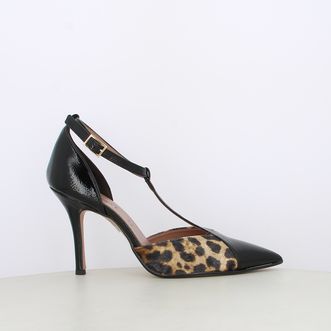 Decollete da donna con dettaglio animalier