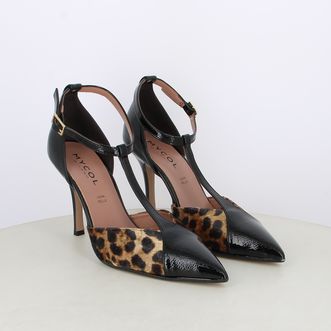 Decollete da donna con dettaglio animalier