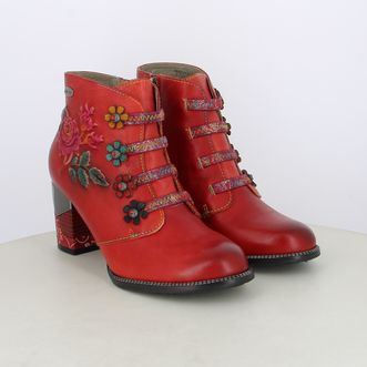 Stivaletti da donna con fiori
