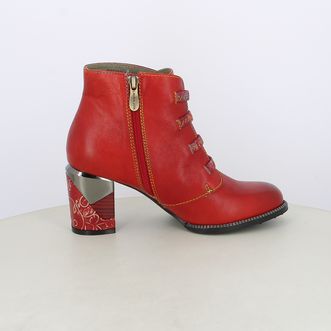 Stivaletti da donna con fiori