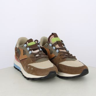 Sneakers da donna multicolor con dettaglio maculato