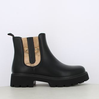 Stivaletti da donna con elastico dettaglio geo classic