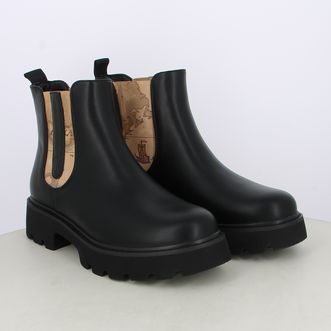 Stivaletti da donna con elastico dettaglio geo classic