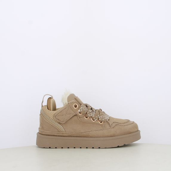 Sneakers da bambina con pelliccia