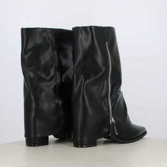 Stivaletti da donna con risvolto e zip
