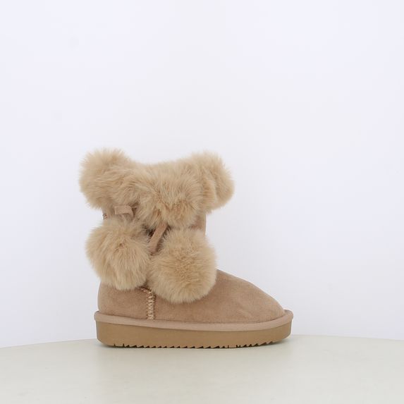 Stivaletti da bambina con pelliccia