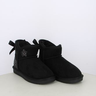 Stivaletti da bambina con pelliccia e glitter