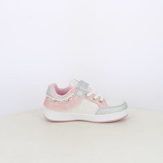 Sneakers da bambina frangetta mix luci