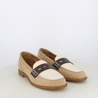 Mocassini da donna bicolor